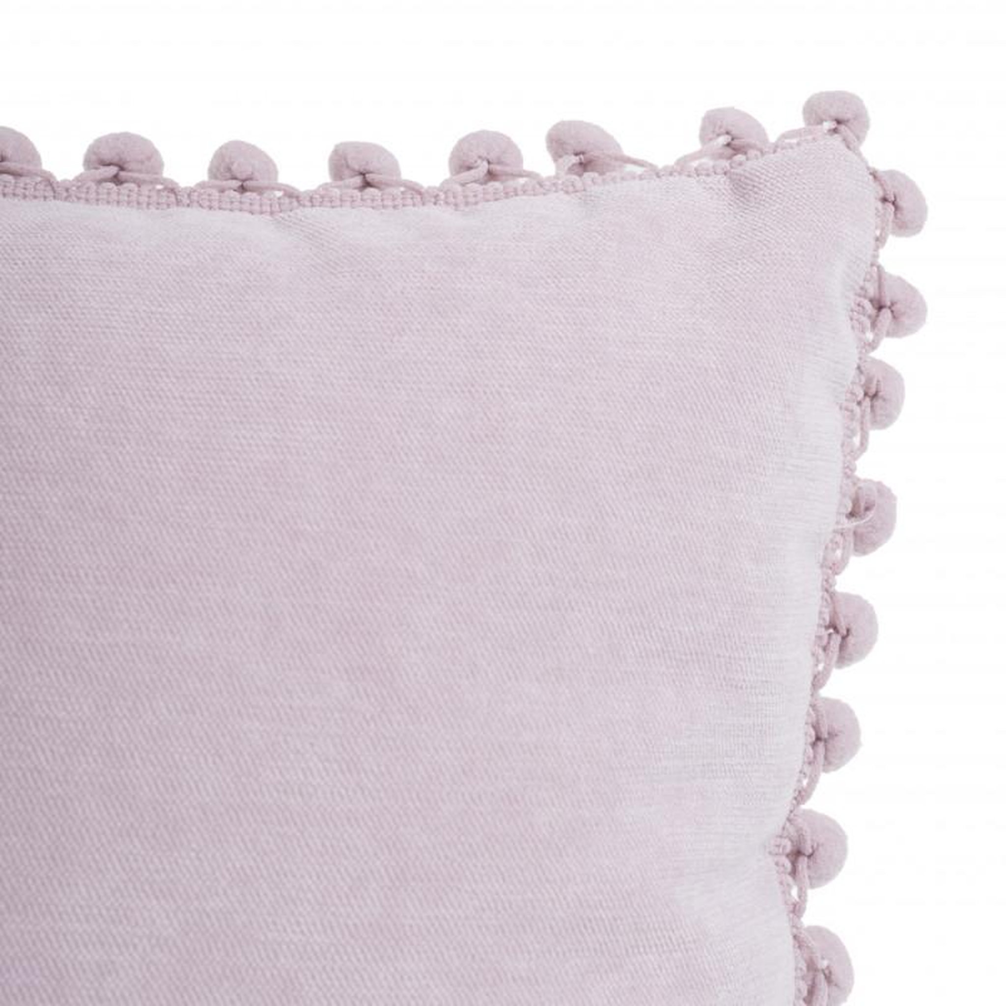 Voir la diapositive 2 : ATMOSPHERA Coussin pompons 40 x 40 cm Atmosphera