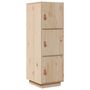 Voir la diapositive 2 : VIDAXL Buffet haut 34x40x108,5 cm Bois massif de pin