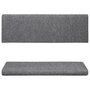 Voir la diapositive 4 : VIDAXL Tapis d'escalier 15 pcs Tissu aiguillete 65x21x4 cm Gris clair