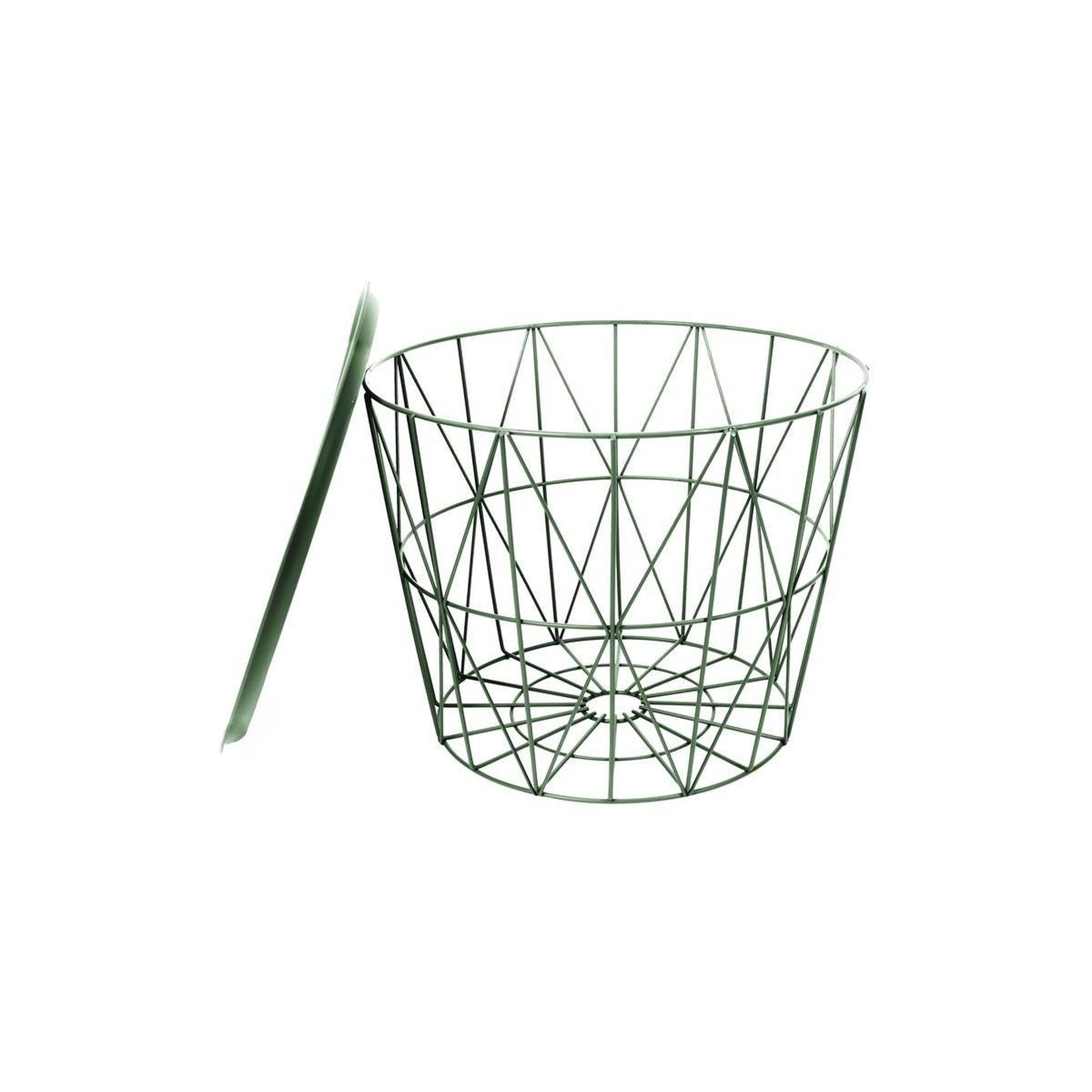 Voir la diapositive 3 : The Home Deco Factory Table d'appoint design  filaire  52cm vert