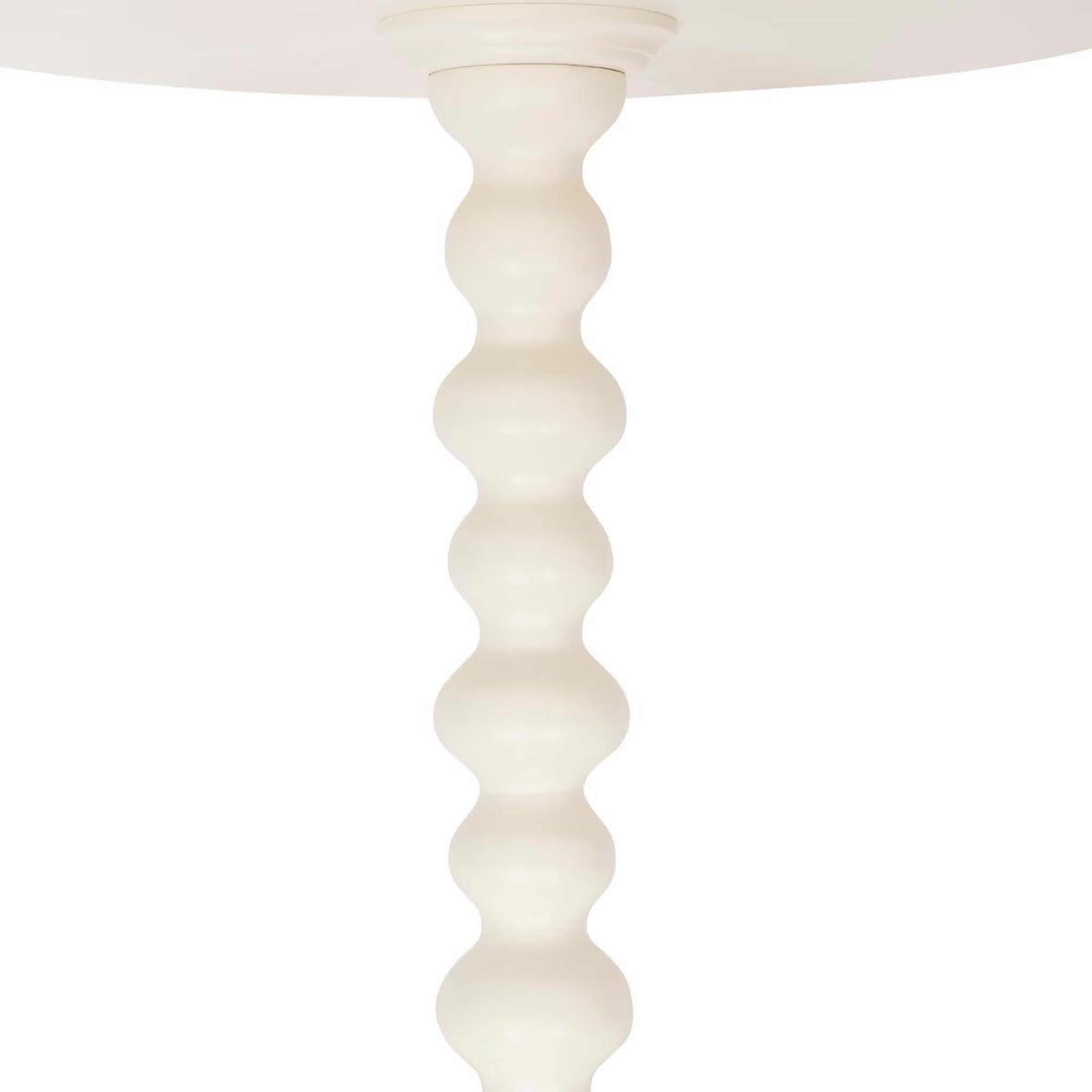 Voir la diapositive 3 : ATMOSPHERA Table d'appoint ronde  alix  50cm ivoire