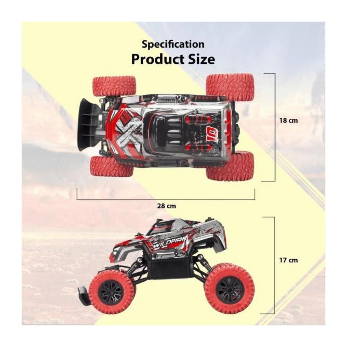 EXOST Voiture télécommandée X-WILDFIRE - EXOST