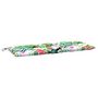 Voir la diapositive 5 : VIDAXL Coussins de banc de jardin lot de 2 multicolore 120x50x7 cm