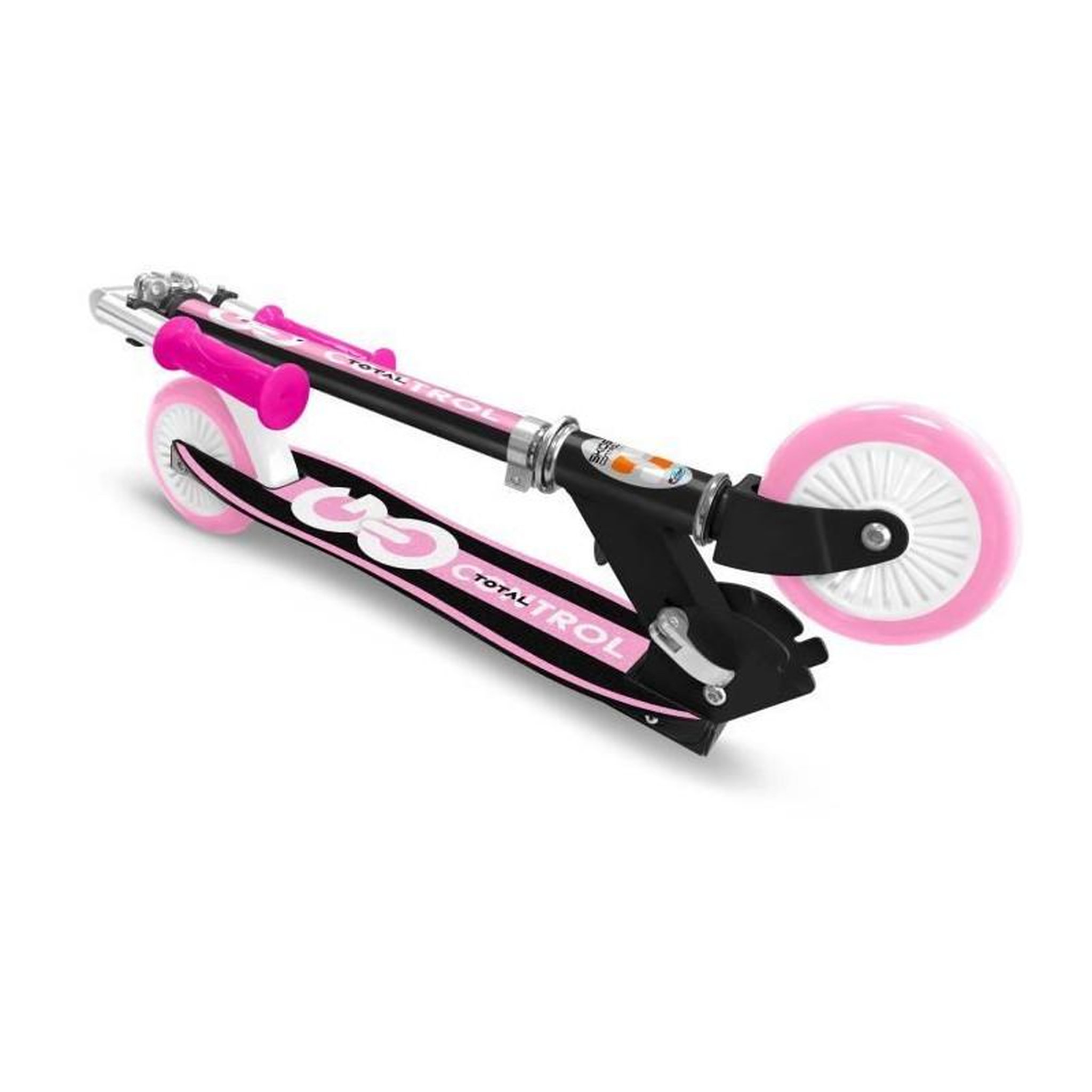 Voir la diapositive 2 : STAMP Trottinette pliable - STAMP - SKIDS CONTROL - Plateau ergonomique - Rose