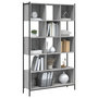 Voir la diapositive 4 : VIDAXL Bibliotheque sonoma gris 102x28x172 cm bois d'ingenierie