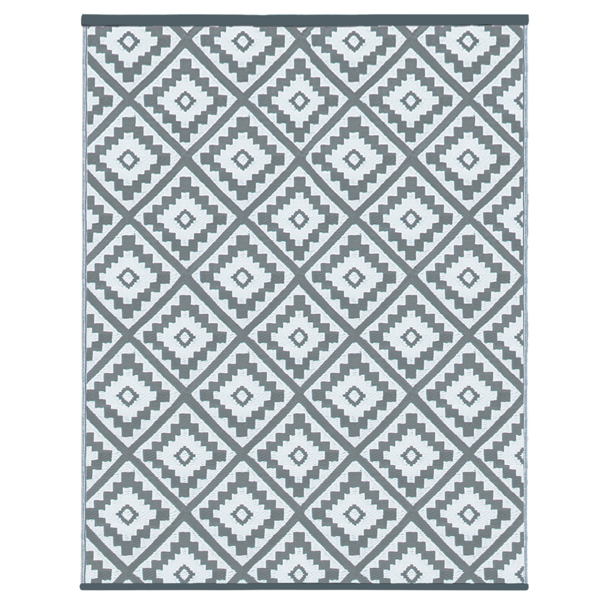 ID MARKET Tapis extérieur BAHAMAS gris 120 x 180 CM
