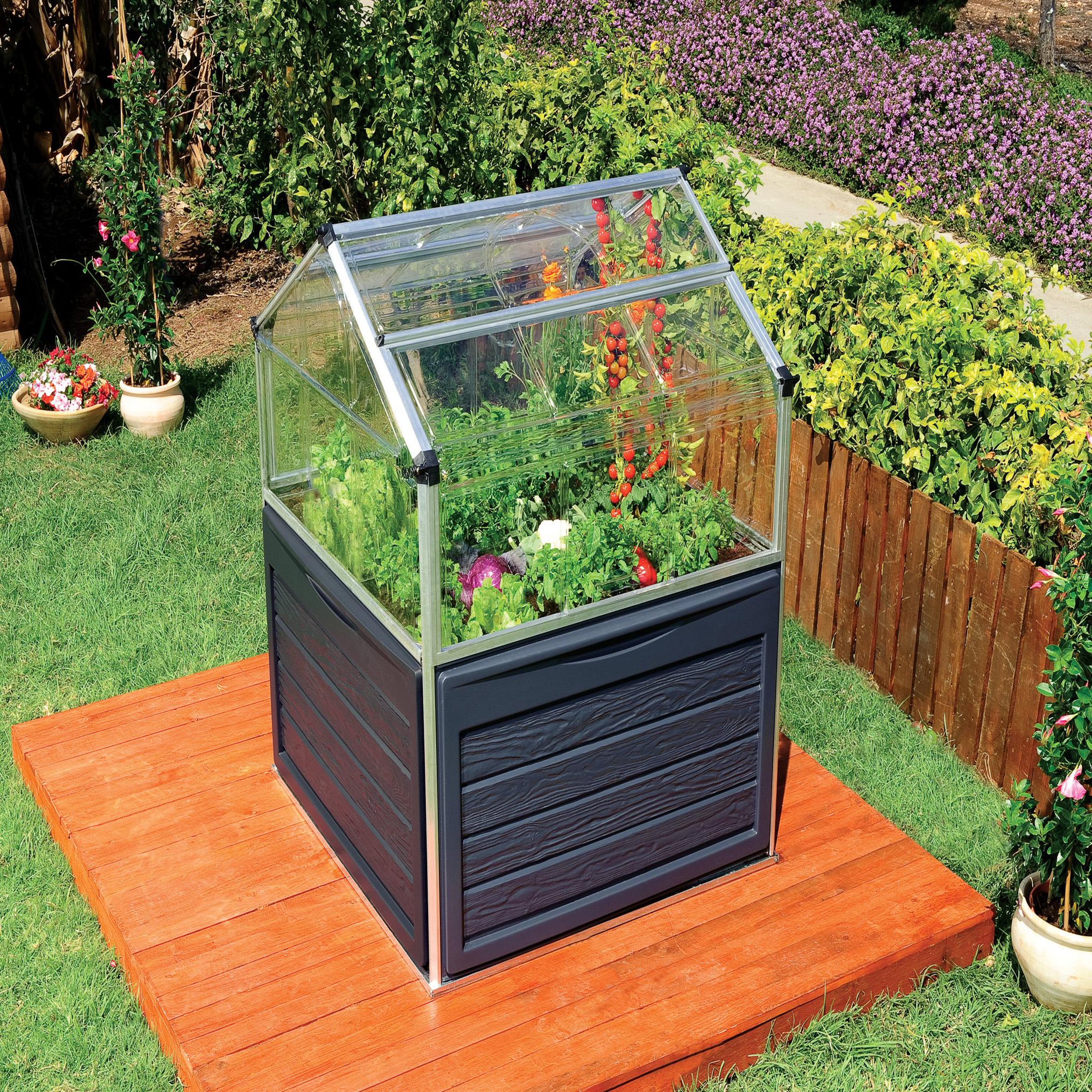 Voir la diapositive 3 : Canopia by PALRAM Mini-serre de jardin - Polycarbonate - 1,4m² - PLANT INN