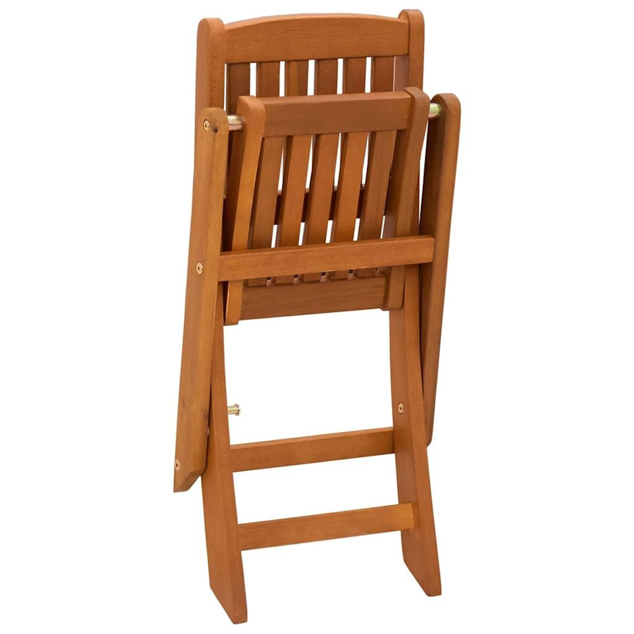Voir la diapositive 5 : VIDAXL Chaises pliantes pour enfants, lot de 2, en bois d'eucalyptus massif