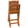 Voir la diapositive 5 : VIDAXL Chaises a manger pour enfants lot de 2 Bois d'eucalyptus