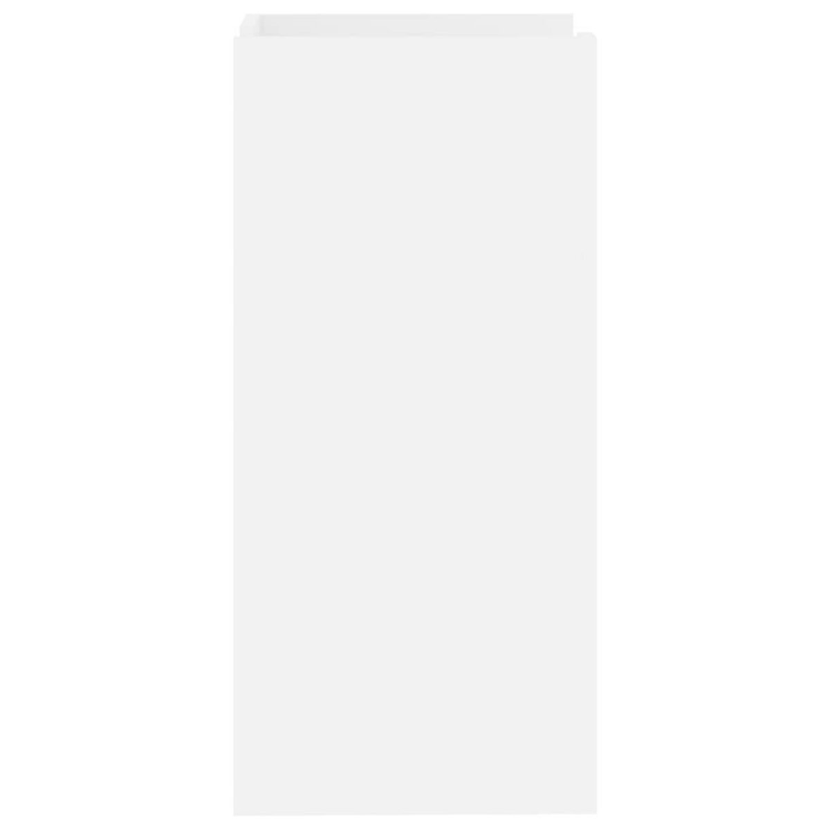 VIDAXL Buffet blanc 45x35x75 cm bois d'ingenierie