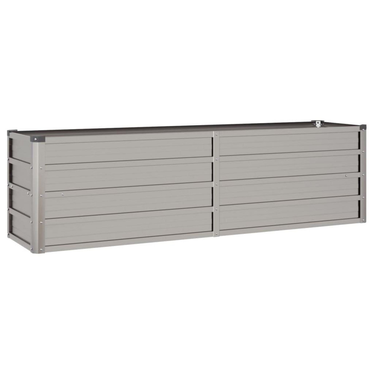 VIDAXL Lit sureleve de jardin rouille 160x40x45 cm acier corten