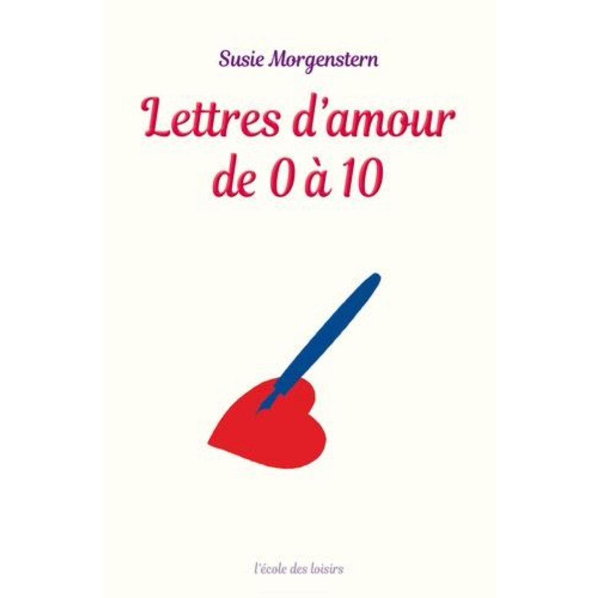 LETTRES D'AMOUR DE 0 A 10, Morgenstern Susie