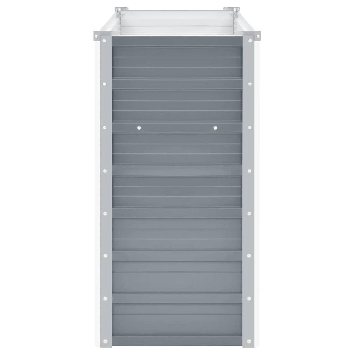 VIDAXL Lit sureleve de jardin Acier galvanise 100x40x77 cm Gris