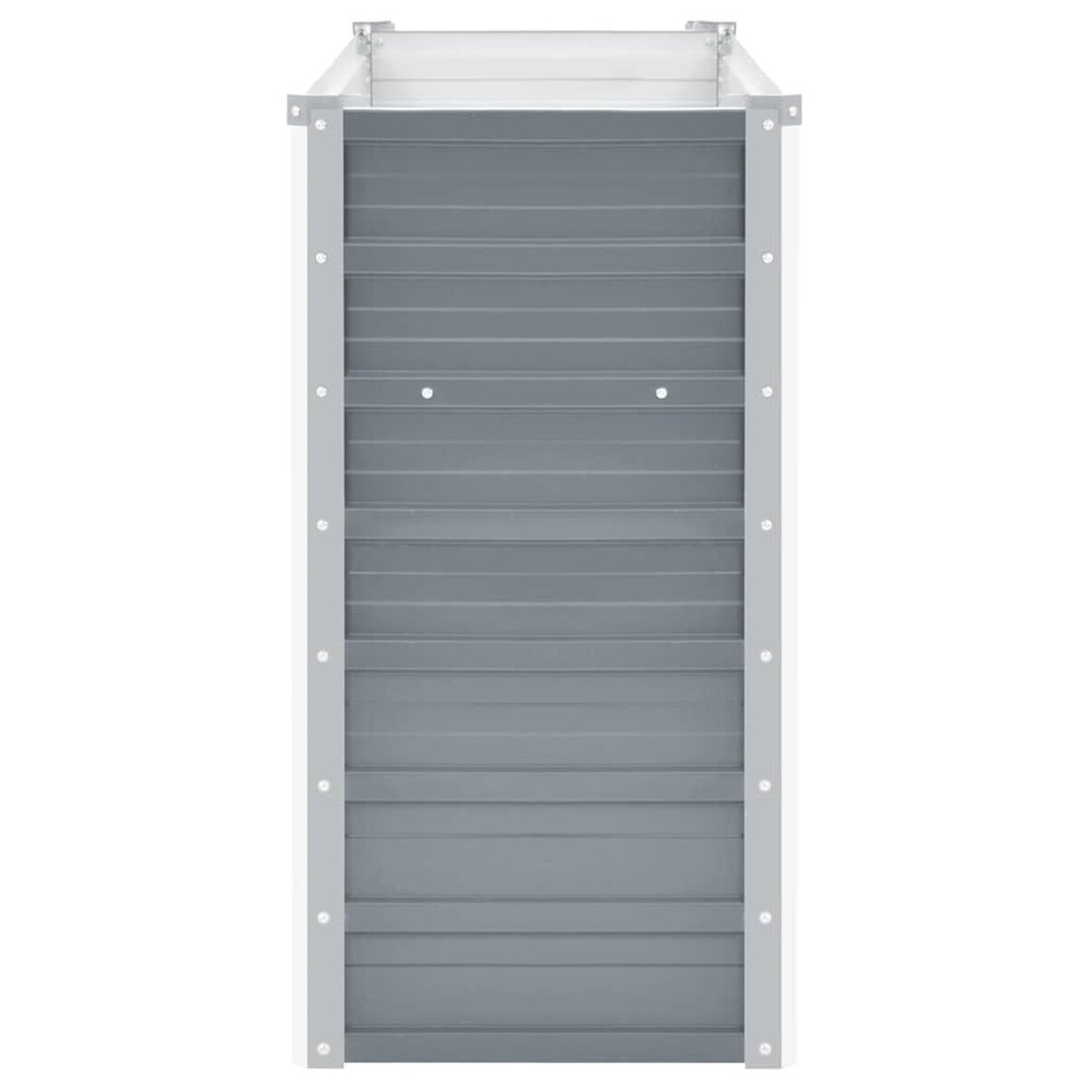 VIDAXL Lit sureleve de jardin Acier galvanise 100x40x77 cm Gris
