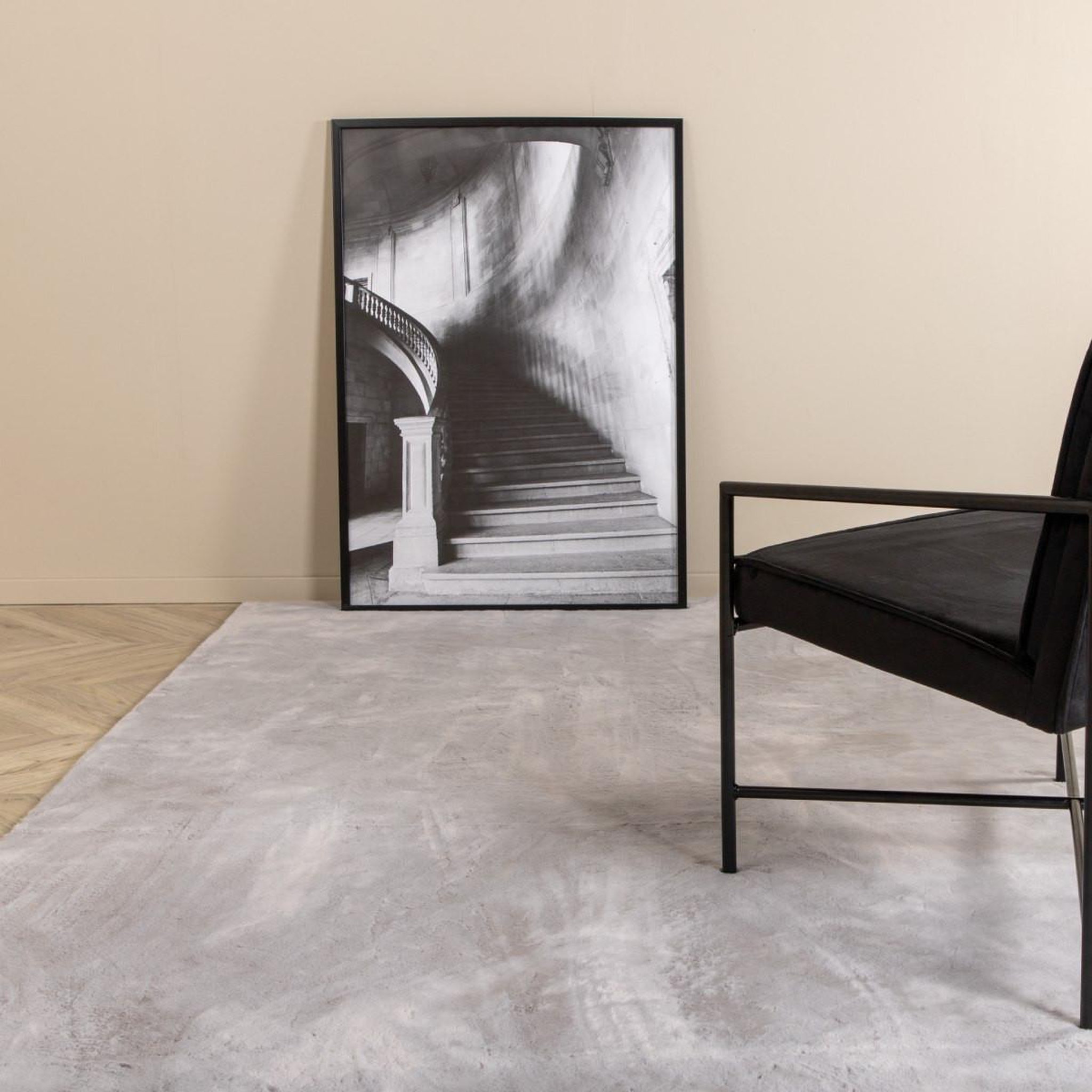 Voir la diapositive 3 : Paris Prix Tapis design  nina  160x230cm gris