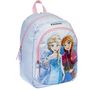 Voir la diapositive 2 : DISNEY Sac à dos 2 compartiments bleu La reine des Neiges