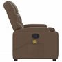 Voir la diapositive 5 : VIDAXL Fauteuil de massage inclinable Marron Tissu