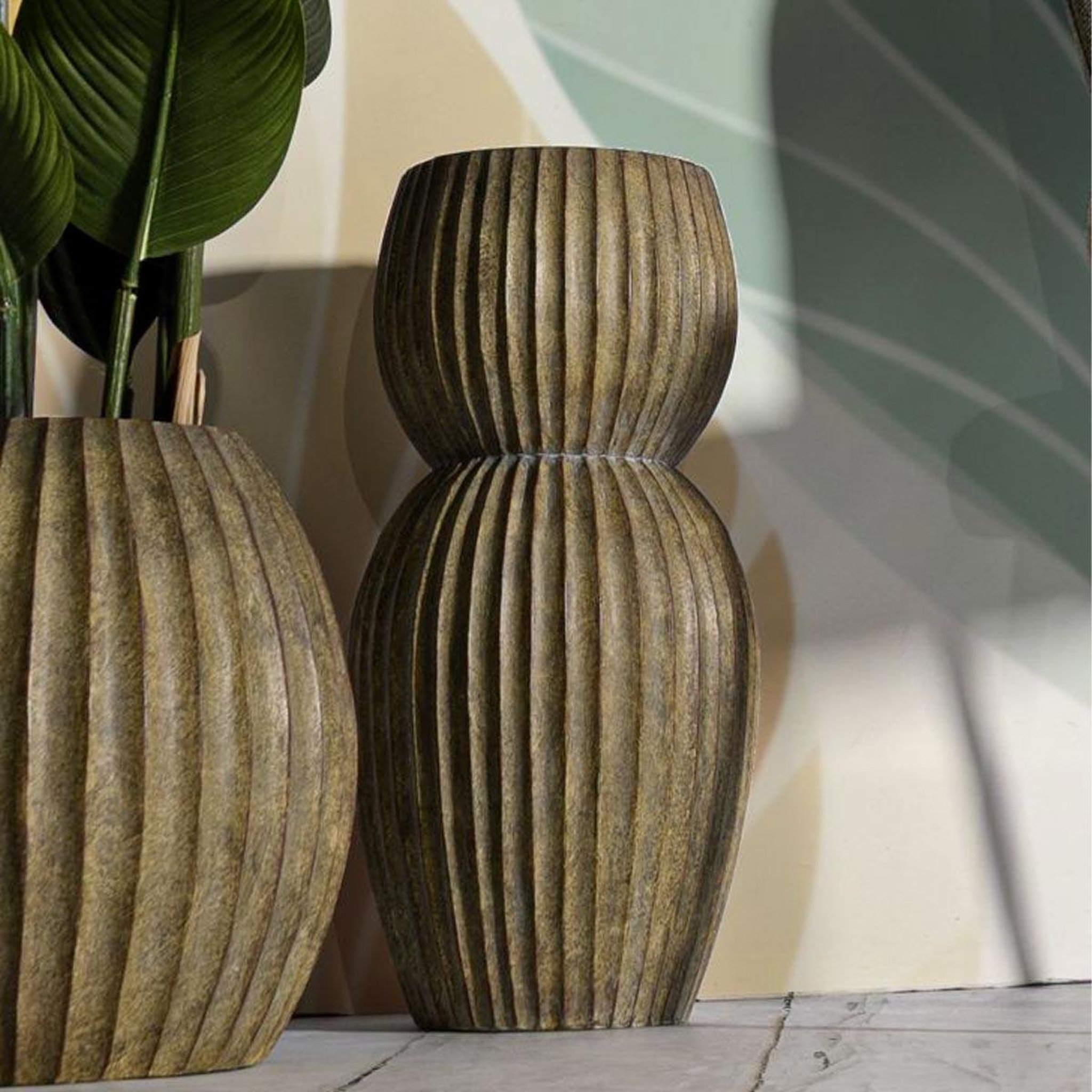 Voir la diapositive 4 : Paris Prix Cache-pot design  breeze  52cm vert