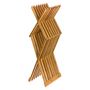 Voir la diapositive 4 : ATMOSPHERA Tabouret pliant en bambou Delca - H. 45 cm - Beige