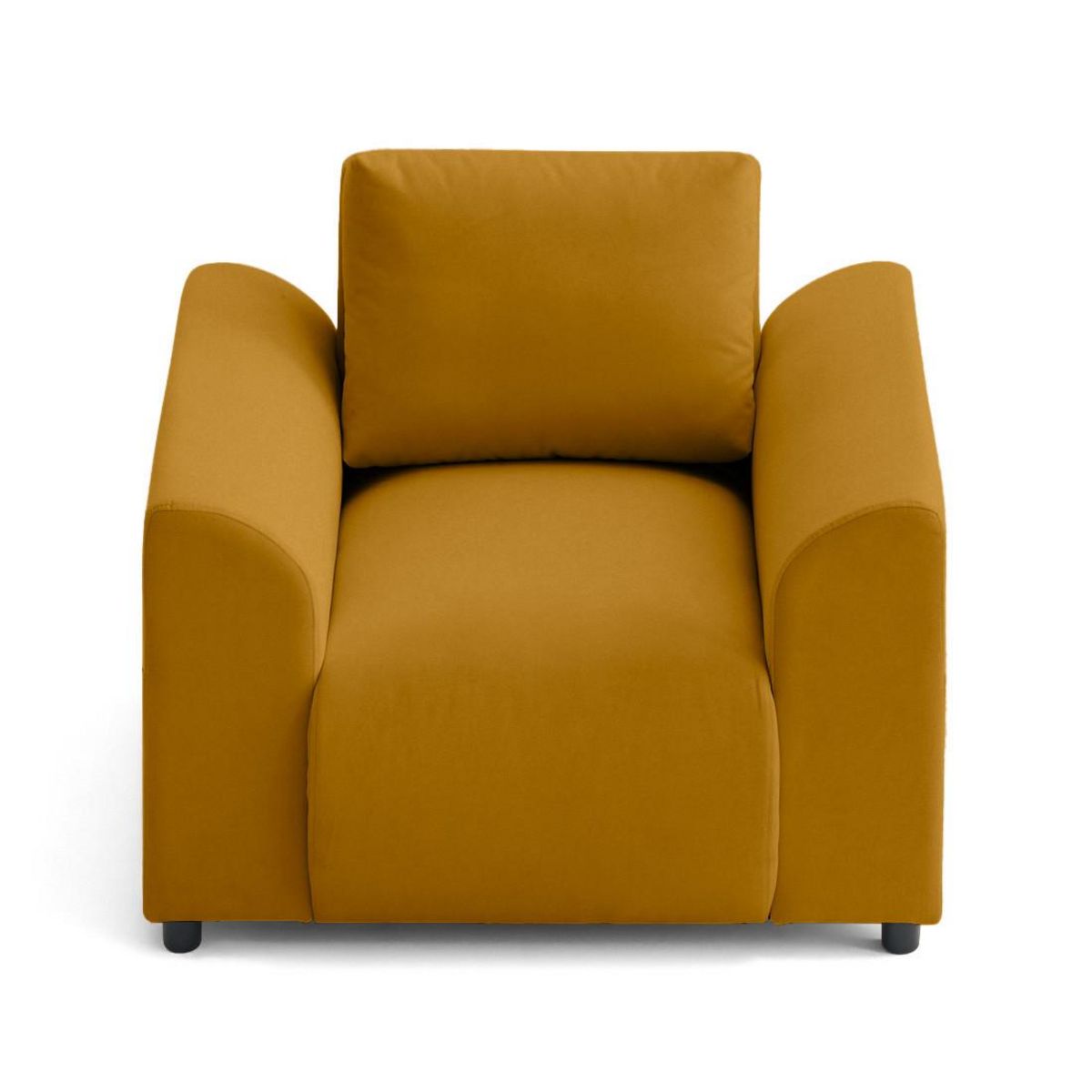 LISA DESIGN Camelia - fauteuil avec poche en velours