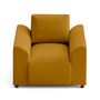 Voir la diapositive 6 : LISA DESIGN Camelia - fauteuil avec poche en velours