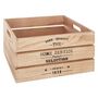 Voir la diapositive 2 : ATMOSPHERA Lot de 6 Cagettes de Rangement  White Factory  40cm Naturel