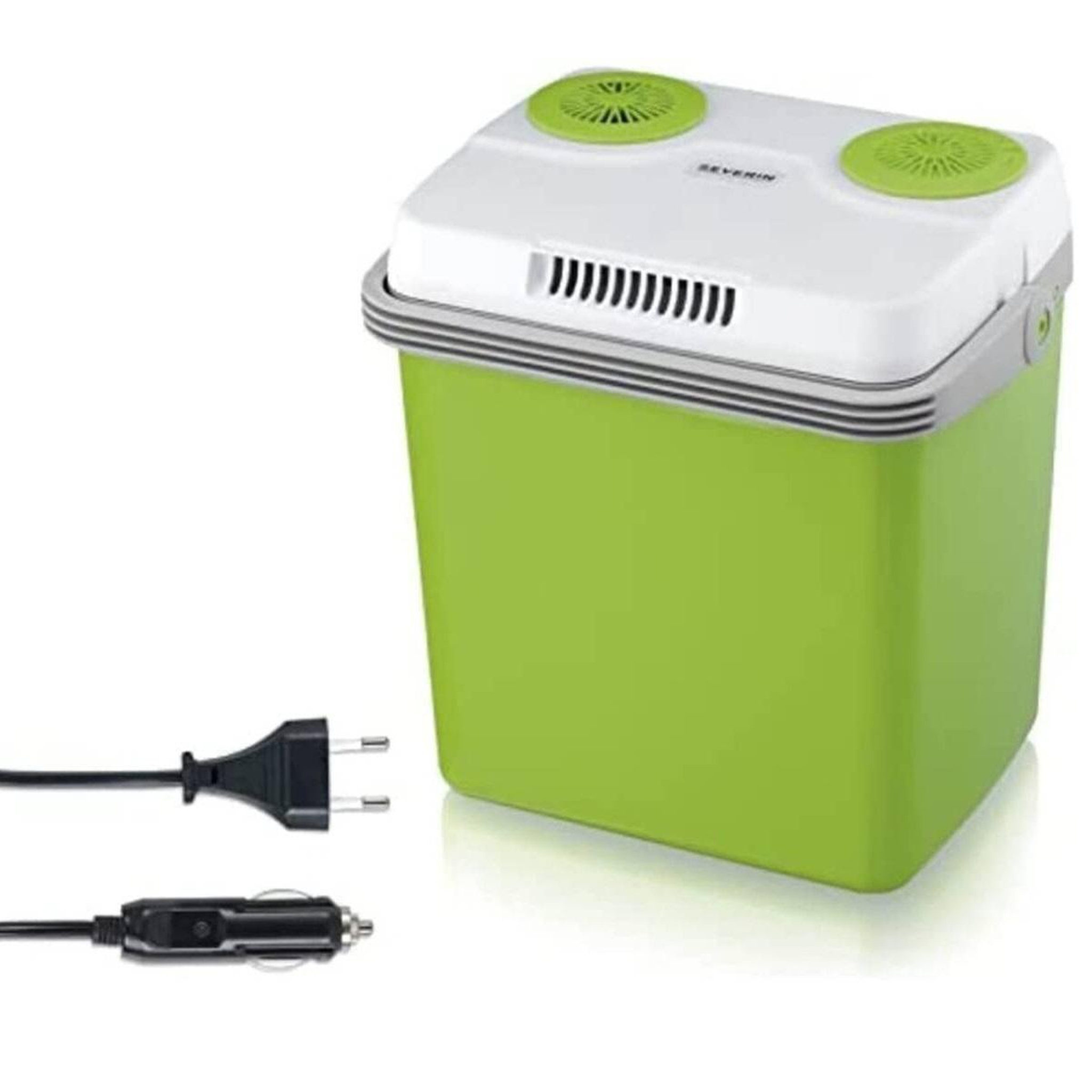 Voir la diapositive 3 : SEVERIN Glacière électrique plastique 19l gris/vert - TKB2924