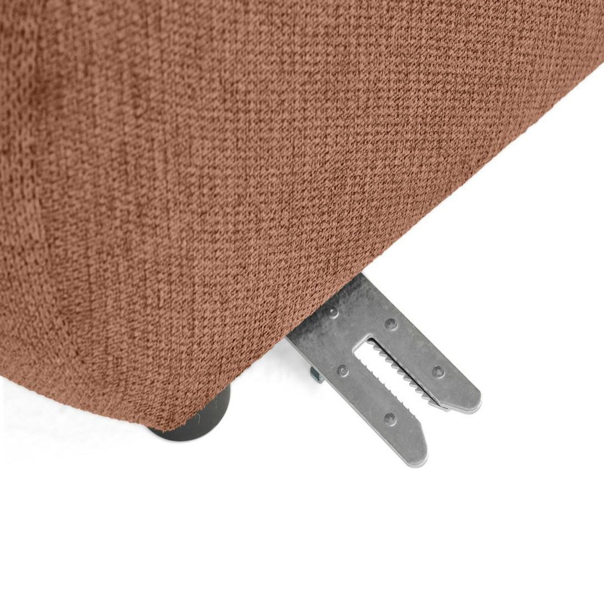 LISA DESIGN Debbie - canapé modulable d'angle réversible 4 places en tissu texturé