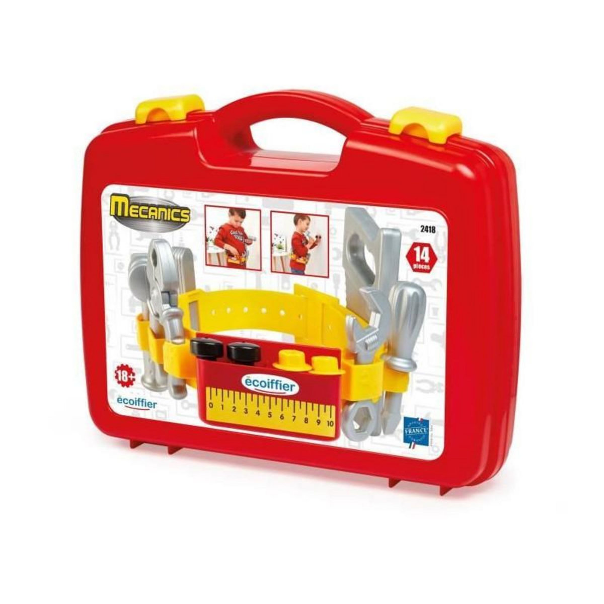 Ecoiffier Malette ceinture a outils - ECOIFFIER - 2418 - La ceinture du bricoleur