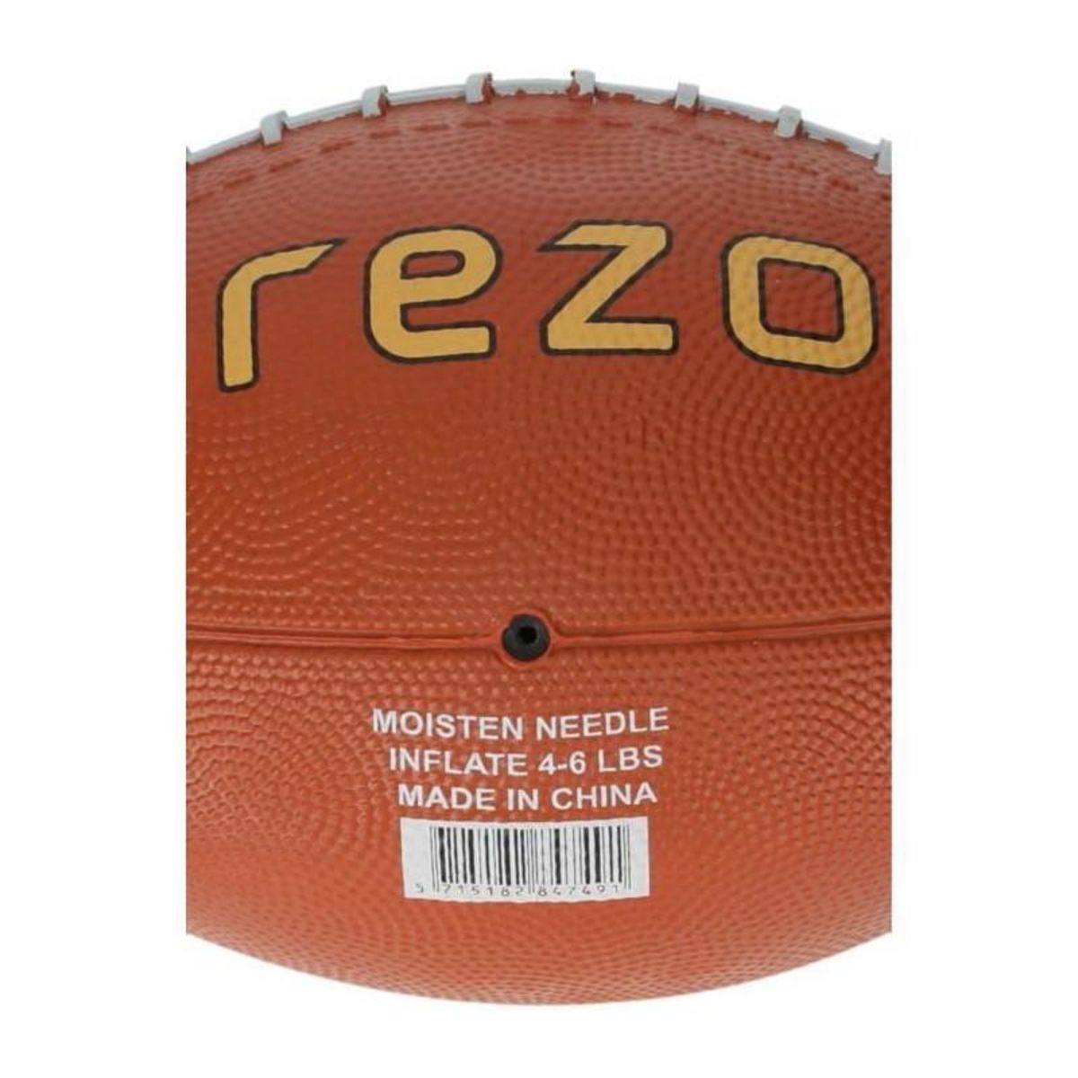 Ballon de football américain - REZO - Caoutchouc - Taille 7 - Marron - Résistant et polyvalent