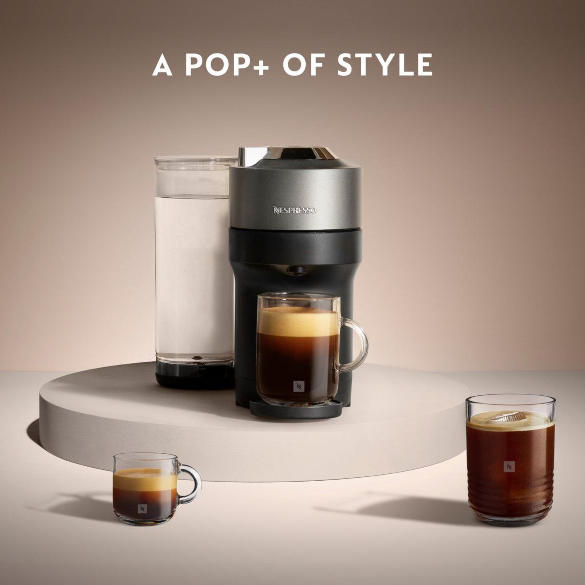 Voir la diapositive 3 : KRUPS Nespresso vertuo pop+ yy5359fd argent