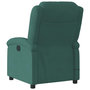Voir la diapositive 5 : VIDAXL Fauteuil inclinable de massage electrique vert fonce velours