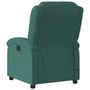 Voir la diapositive 5 : VIDAXL Fauteuil inclinable de massage electrique vert fonce velours
