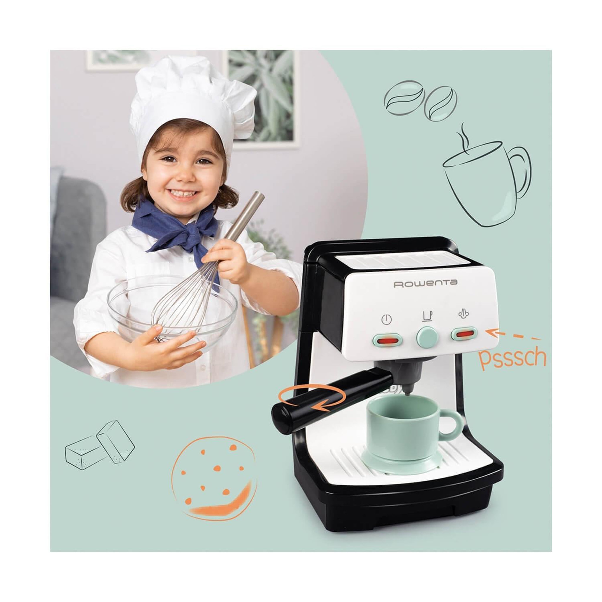 Voir la diapositive 2 : SMOBY Rowenta Espresso