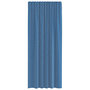 Voir la diapositive 4 : VIDAXL Rideaux en voile avec boucles 2 pcs bleu royal 140x245 cm