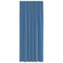 Voir la diapositive 4 : VIDAXL Rideaux en voile avec boucles 2 pcs bleu royal 140x245 cm