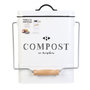 Voir la diapositive 2 :  Boite de compost 5 litres bois et acier inoxydable