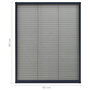 Voir la diapositive 6 : VIDAXL Moustiquaire plissee pour fenetre Aluminium Anthracite 60x80 cm