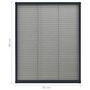 Voir la diapositive 6 : VIDAXL Moustiquaire plissee pour fenetre Aluminium Anthracite 60x80 cm