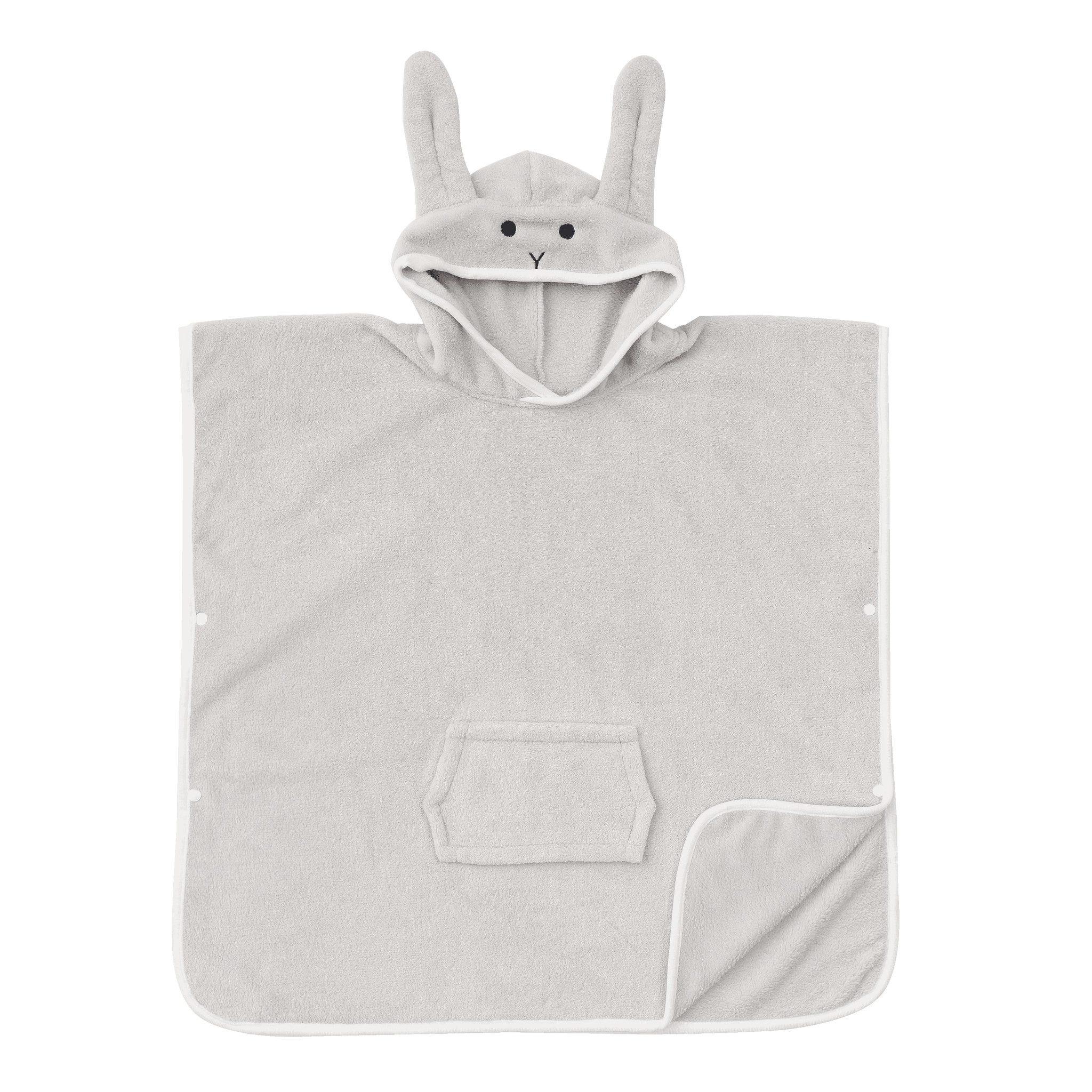 Voir la diapositive 3 : ACTUEL Plaid enfant à capuche lapin 