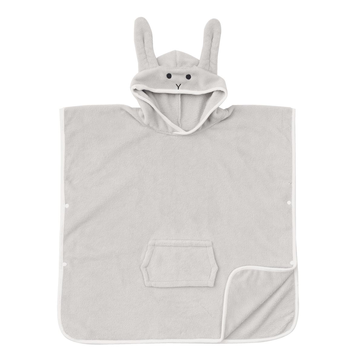 ACTUEL Plaid enfant à capuche lapin 