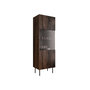 Voir la diapositive 4 : BEST MOBILIER Franco - vitrine - effet bois - 1 porte - 183 cm