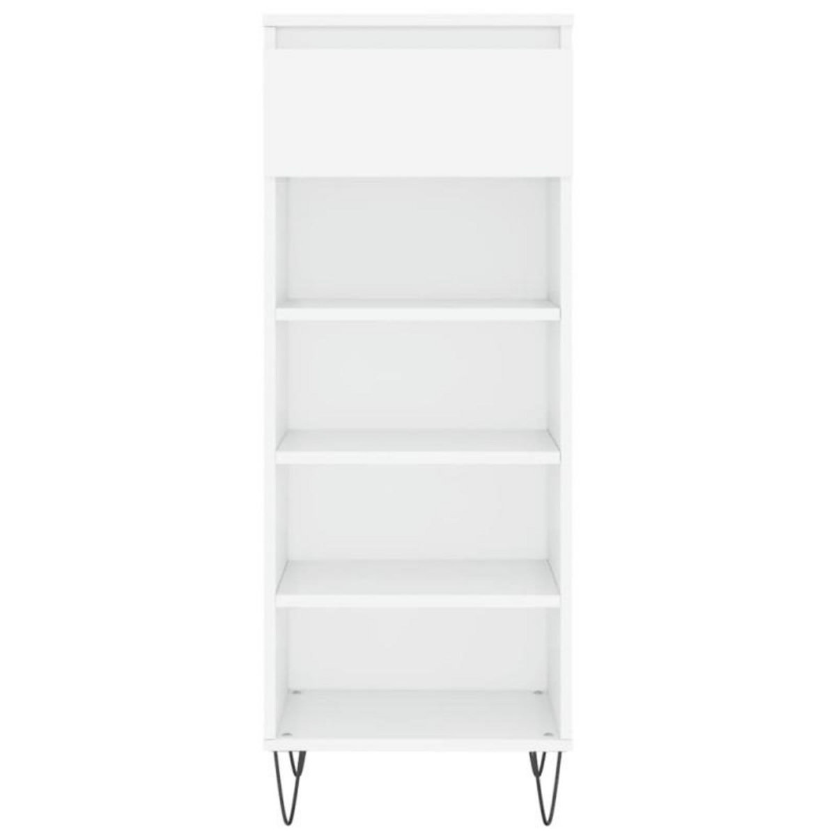 VIDAXL Armoire à chaussures Blanc brillant 40x36x105cm Bois ingénierie