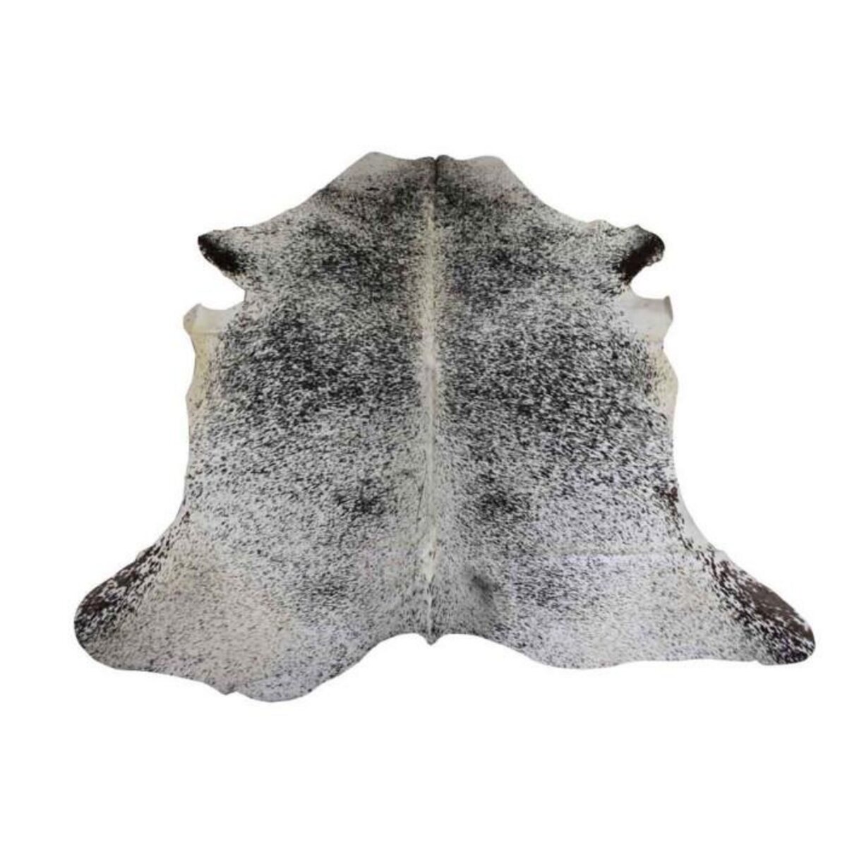 Paris Prix Tapis Déco  Peau de Vache  195x230cm Gris & Blanc