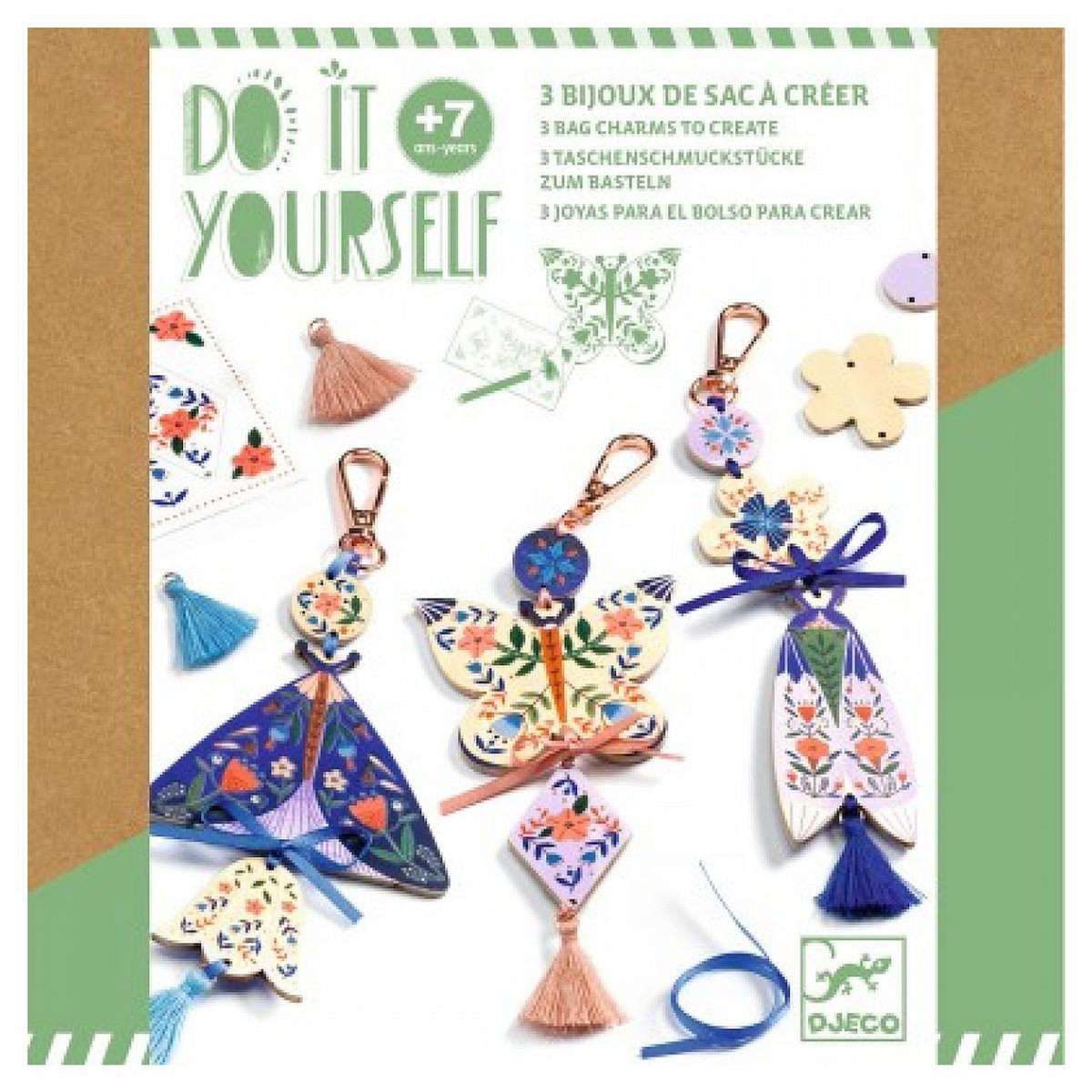 Djeco Butterflies 3 bijoux de sac a creer