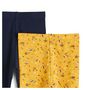 Voir la diapositive 3 : IN EXTENSO Lot de 2 leggings bébé fille