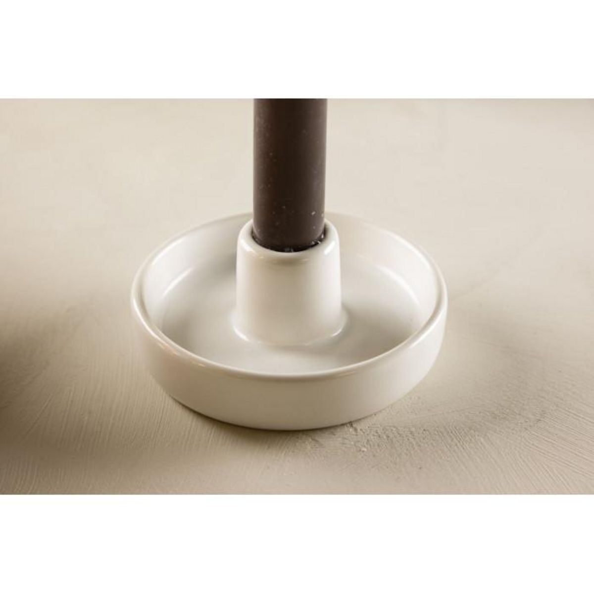 Paris Prix Bougeoir en Céramique  Otis  11cm Blanc