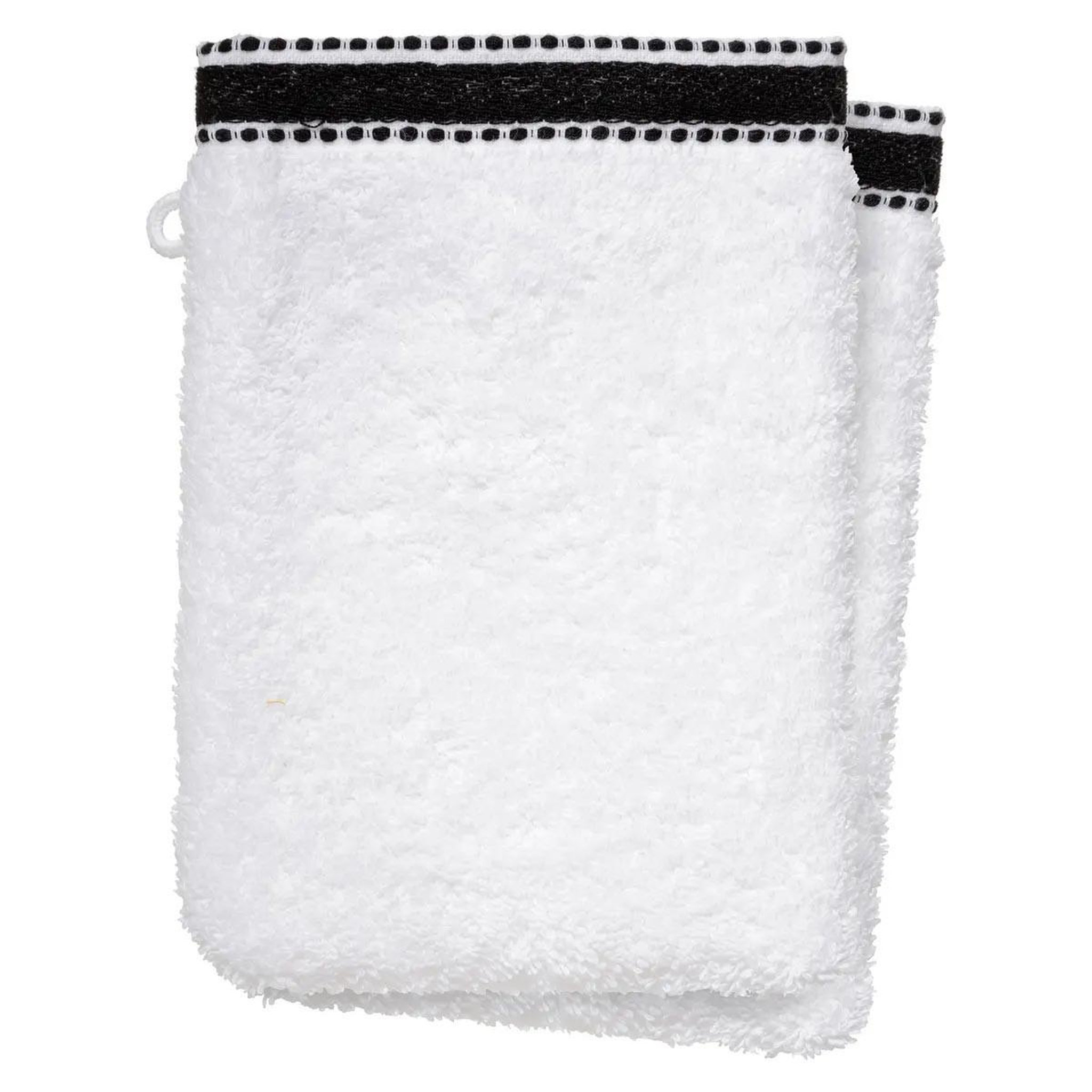 ATMOSPHERA Lot de 2 gants de toilette  joia  15x21cm blanc