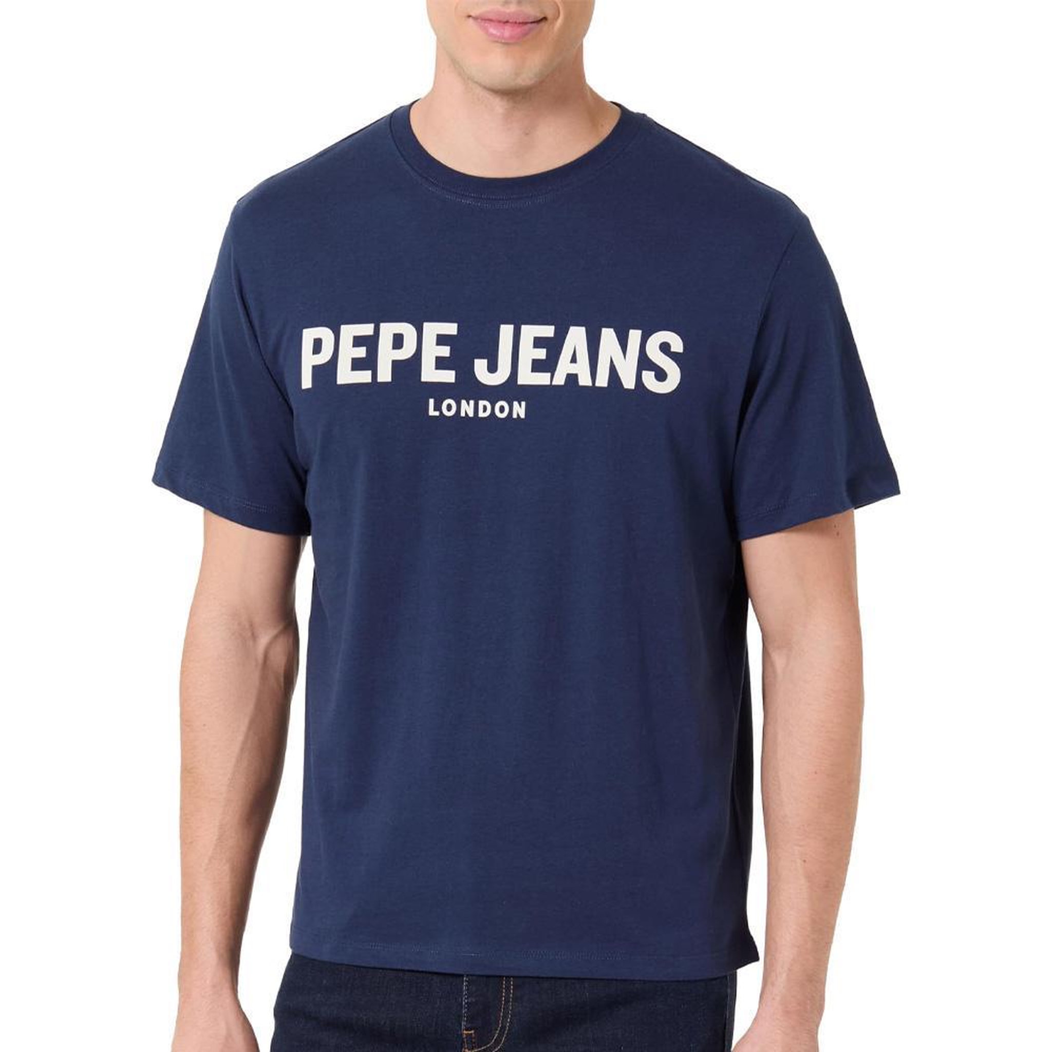 Voir la diapositive 1 : Pepe Jeans T-Shirt Marine Homme Pepe jeans Pjl M NdS