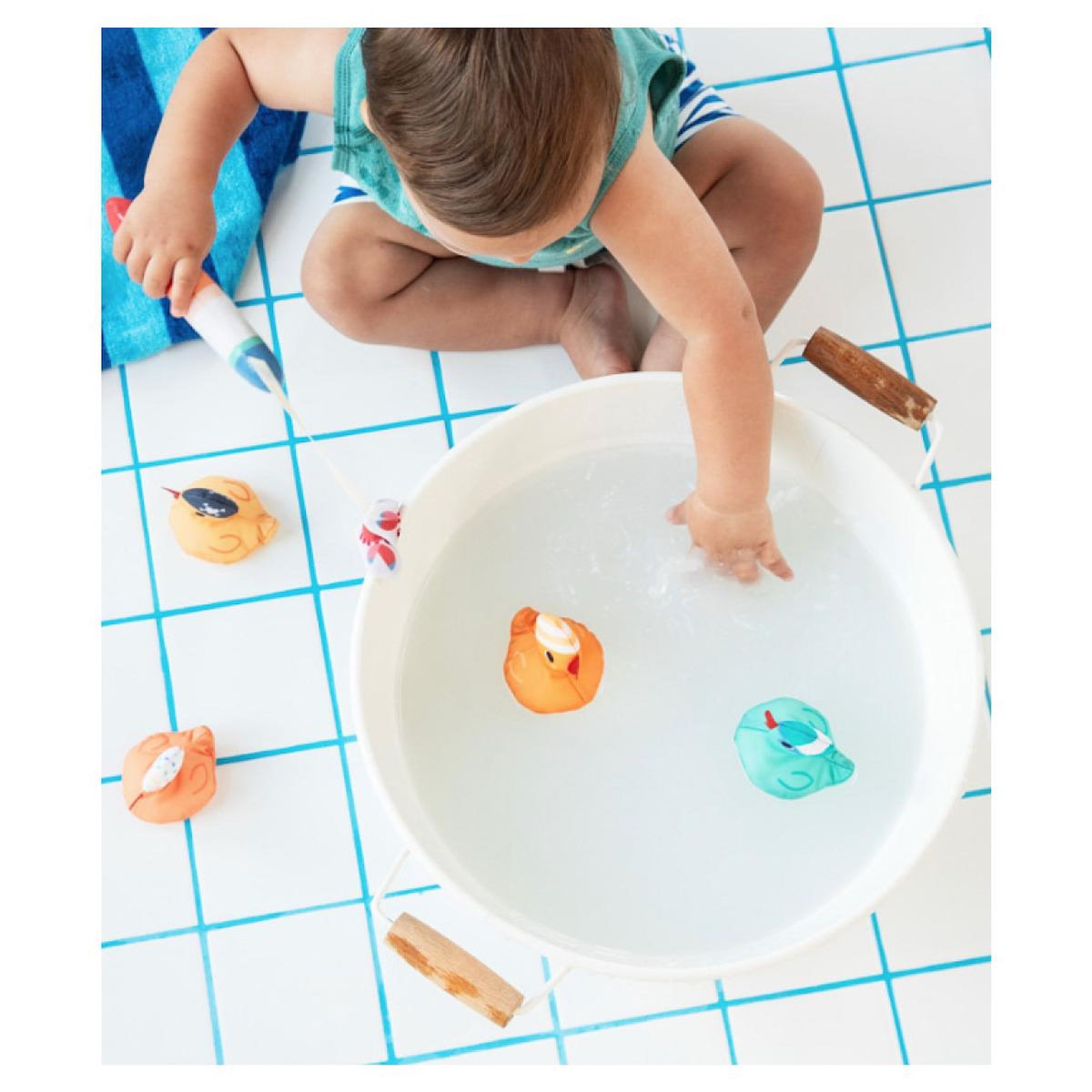 LILLIPUTIENS Jeu de peche Gaspard le canard